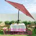 9FT TILT UMBRELLA With Stripes Fabric_maomaolike.com