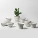 Cross-Border Nordic Style Cement Flower Pot Ceramic Human Face Fashion Simple Artistic Potted Plant Round Simulation Desktop Decor_maomaolike.com