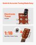Dreadnought Acoustic Guitar, 41 In, 6-String Natural Solid Spruce Top Guitar, Beginner Bundle With Gig Bag, Tuner, Strap, Strings, Picks, Capo, Rosewood Fingerboard, For Adults Taller Players_maomaolike.com