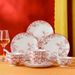 Ceramic Bowl Set With Under-Glaze Design - 6-Piece Dinnerware Gift Box For Home & Special Occasions_maomaolike.com