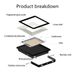 LED Flood Light 100W 50W 30W 20W 10W AC 220V Outdoor IP68 Waterproof Reflector Spotlight Street Light Wall Lamp Garden Lighting_maomaolike.com