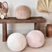 Rabbit Fur Malteser Round Pillow Homestay Decoration Sofa Pillow Bedroom Chair Cushion Waist Pillow_maomaolike.com