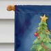 Italian Greyhound Christmas Reindeer House Flag Large Porch Sleeve Pole Decorative Outside Yard Banner Artwork Wall Hanging, Polyester, House Size, Multicolor_maomaolike.com
