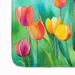 Tulips In Watercolor Memory Foam Kitchen Mat Machine Washable Anti-Fatigue Mat Cushion Comfort Bath Mat Or Kitchen Rug_maomaolike.com