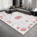 Living Room Rug,Large Rug,Oversized, Gold Leaves Design,Bedroom Rug,Soft And Thick, Machine Washable, Thickened Rug, Bedside Rug,Decorative Indoor Rug_maomaolike.com