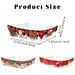 36Pcs Christmas Food Tray Santa Claus Snowflake Plates Xmas Snack Popcorn Paper Trays For Christmas Dinner Winter Party Supplies_maomaolike.com