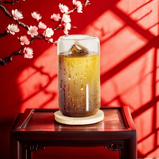 Glass Cup With Lid And Straw 16oz Ice Coffee Cup Skinny And Long Can Beer Cups Glass Set Drinking Glasses With Bamboo Lids Reusable Glass Cups Ideal For Smoothies & Beverages, Clear_maomaolike.com