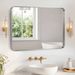 Wall Mirror With Rectangular Metal Frame_maomaolike.com