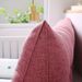 SOGA 2X 180cm Pink Triangular Wedge Bed Pillow Headboard_maomaolike.com