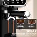 20 BAR Slim Espresso Machine With Milk Frother, Cup Warmer, 43 OZ Detachable Tank, For Espresso, Americano, Latte, Space-Saving, Screen Button, Black, Resale Prohibited_maomaolike.com