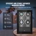 Watch Winder, Watch Winder For 4 Men's And Women's Automatic Watches, With 4 Super Quiet Japanese Mabuchi Motors, Blue LED Light And Adapter, High-Density Board Shell And Black PU_maomaolike.com