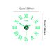 Roman Clock Frameless Luminous Creative Scandinavian Living Room Acrylic Bedroom Diy Mute Wall Clock Household Wall Decorative Clock_maomaolike.com