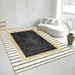 Living Room Rug,Large Rug,Oversized, Gold Leaves Design,Bedroom Rug,Soft And Thick, Machine Washable, Thickened Rug, Bedside Rug,Decorative Indoor Rug_maomaolike.com