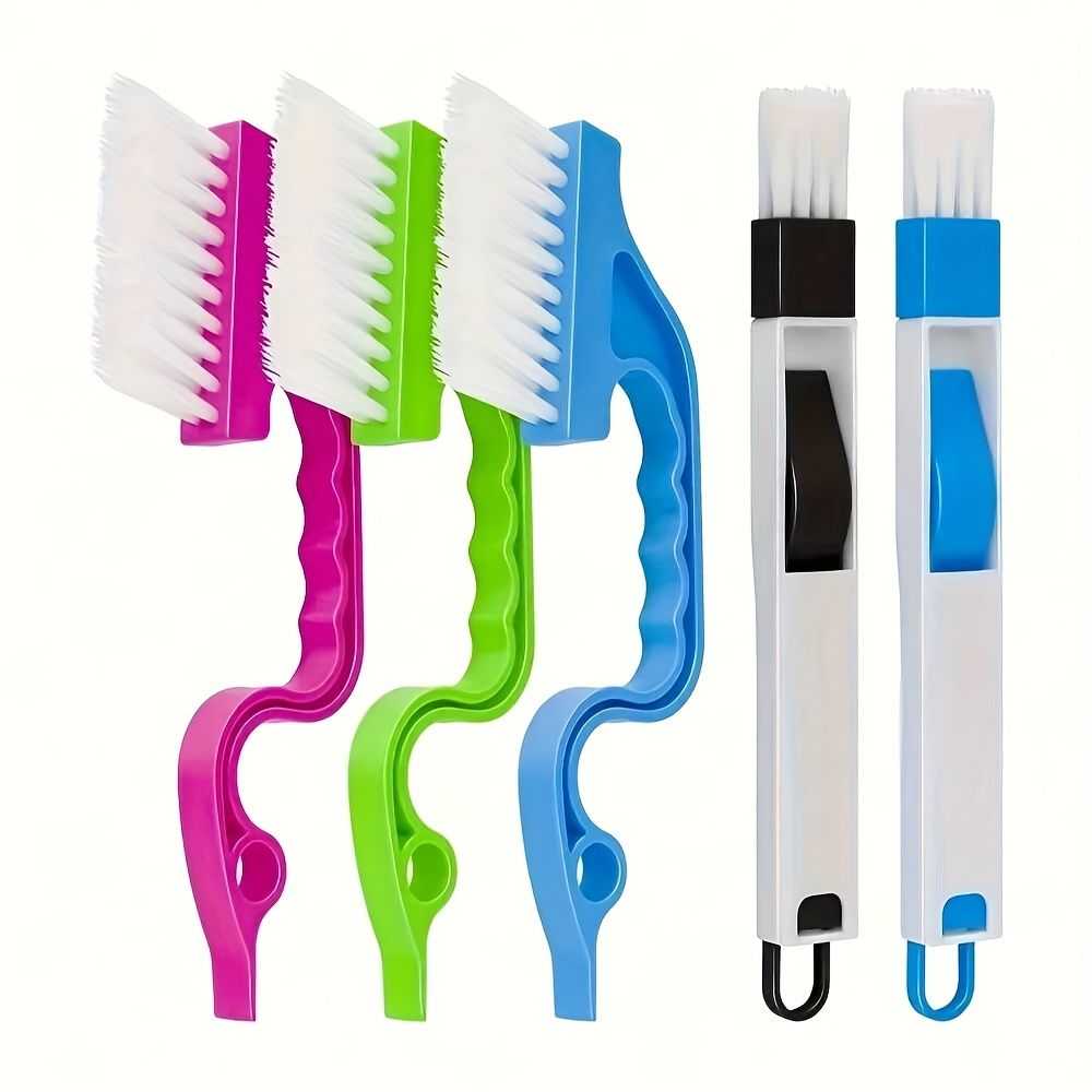 5-Piece Handheld Gutter And Crevice Cleaning Kit, Ideal For Window Sills, Gutters, And Kitchen And Bathroom Cleaning_maomaolike.com