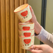 Four Sets Of Cute Fruit Can Be Sung Ceramic Cups For Home Use_maomaolike.com