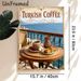 Turkish Coffee Painting Poster, Warm-toned Coastal Terrace Scene Poster, Nostalgic Design Ideal For Coffee Shops, Dining Areas And Home Walls_maomaolike.com