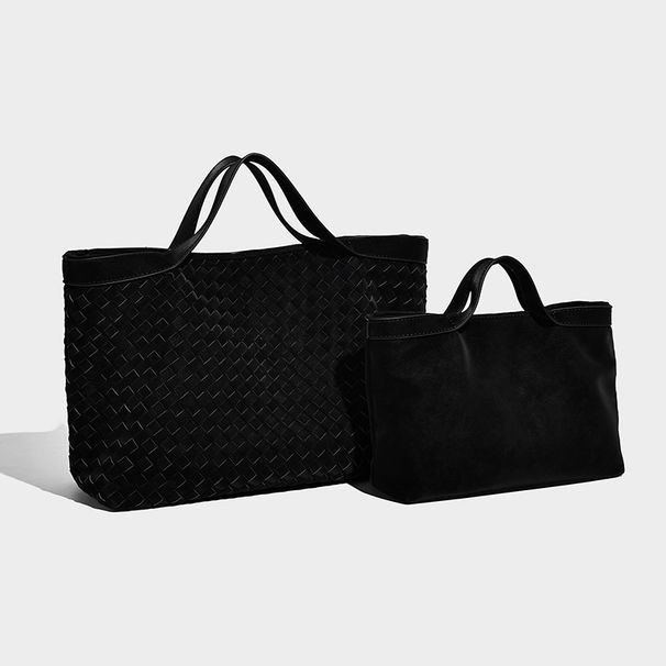 Unique Design High-End Mother-Daughter Large Capacity Woven Handbag 2026 New Fashion Versatile Shoulder Bag_maomaolike.com
