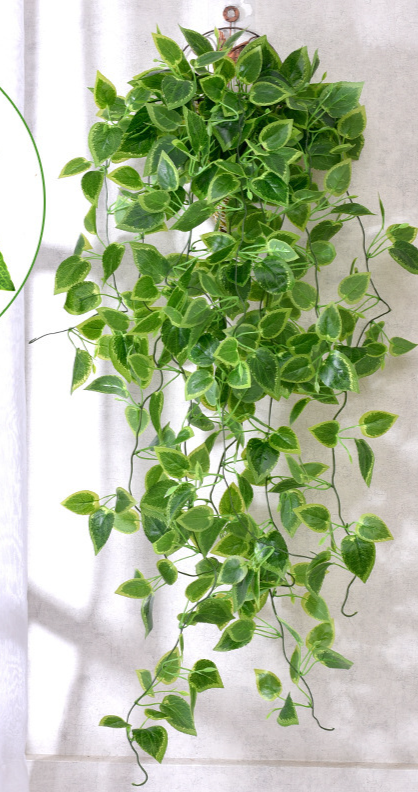 Cross-Border Exclusive Artificial Radish Hanging Fake Flower Vine Wall Indoor Green Plant Leaf Decoration_maomaolike.com