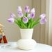 PU Tulip Cross-border Supply Artificial Flower Home Decoration Wedding Bouquet MW54102_maomaolike.com