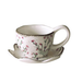 Vintage Nordic Style Coffee Cups And Plates, Couple's Souvenirs, Ceramic Cups With Plates_maomaolike.com