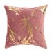 Home Garden Ins Pillow Marble Pattern Gold Stamping Light Luxury Dutch Velvet Pillow Sofa Pillow Bedside Cushion Backrest Cover_maomaolike.com