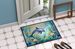 Spring Dolphin Doormat Front Door Mat Indoor Outdoor Rugs For Entryway, Non Slip Washable Low Pile, 24H X 36W_maomaolike.com