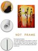 African Ethnic-inspired Abstract Decorative Painting African Woman In A Skirt Living Room Sofa Backdrop Artwork Art Exhibition Piece_maomaolike.com