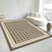 Living Room Rug,Large Rug,Oversized, Gold Leaves Design,Bedroom Rug,Soft And Thick, Machine Washable, Thickened Rug, Bedside Rug,Decorative Indoor Rug_maomaolike.com