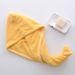 Super Absorbent Coral Fleece Hair Towel Wrap Ultra Soft Thick Quick Dry Bath Cap For Women_maomaolike.com