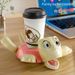 Same Style Funny Little Turtle Water Cup Mat Creative Toy Office Stress Relief Artifact Desktop Small Ornament_maomaolike.com