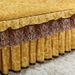 European Style Quilted Lace Skirt Single Piece Autumn Winter Thickened Warm Velvet Cover 1.8m Double Non-Slip Bed Set_maomaolike.com