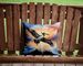 Pelican Fyling At Sunrise Throw Pillow Machine Washable, Indoor Outdoor Decorative Pillow For Couch, Bed Or Patio, 14Hx14W_maomaolike.com