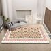 Living Room Rug,Large Rug,Oversized, Gold Leaves Design,Bedroom Rug,Soft And Thick, Machine Washable, Thickened Rug, Bedside Rug,Decorative Indoor Rug_maomaolike.com