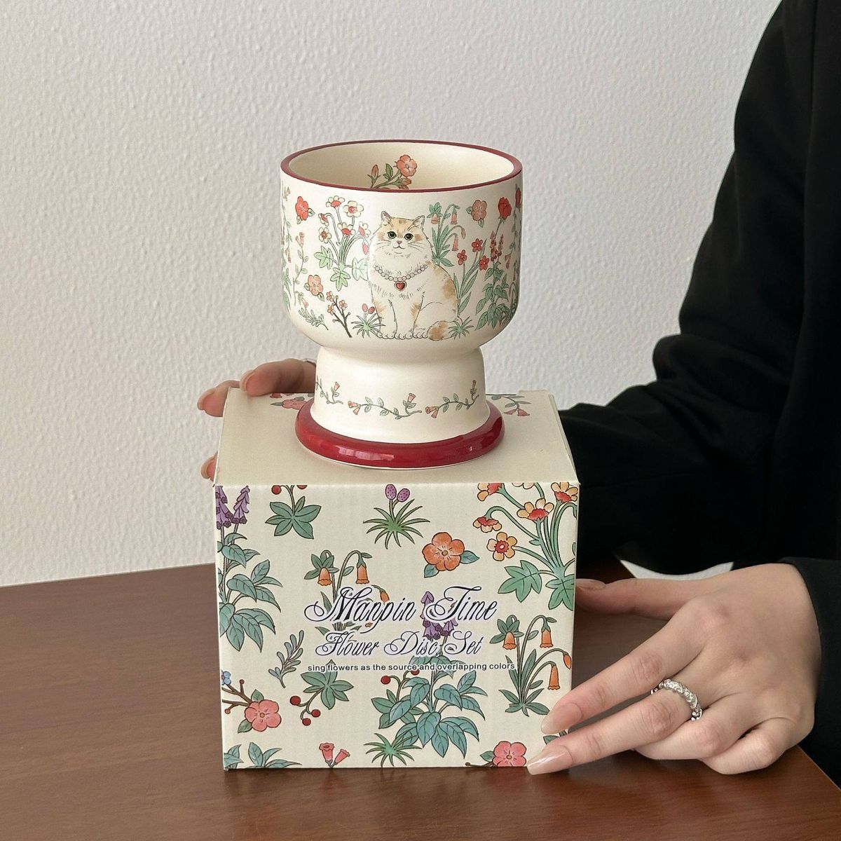 Makeup Creative Ceramic Cup Office Water Cup Birthday Gift_maomaolike.com