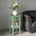 2-Tier Side Table With Drawer Shelf, End Table_maomaolike.com