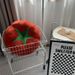ins Soft Cute Mushroom Tomato Futon Bed Cushion Doll Throw Lazy Living Room Sofa Pillow_maomaolike.com