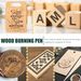 Jue-Fish Wood Burning Pen Set Wood Marker Kids Diy Branding Brush Burning Wood Marker Set_maomaolike.com