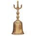 Brass Yin Yang Feng Shui Master Ritual Pronged Copper Ceremony Three Pure Ones Bell Metal Craft_maomaolike.com