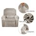 Cross-border Wholesale In-stock Solid Color Stretchy Silver Fox Velvet Sofa Cover, Full-cover Thickened Chivas Recliner Cover_maomaolike.com