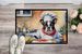 Boston Terrier The Chef Doormat Front Door Mat Indoor Outdoor Rugs For Entryway, Non Slip Washable Low Pile, 24H X 36W_maomaolike.com