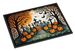 Papel Picado Skeletons Spooky Halloween Doormat Front Door Mat Indoor Outdoor Rugs For Entryway, Non Slip Washable Low Pile, 24H X 36W_maomaolike.com