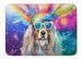 Bearded Collie Hippie Dawg Memory Foam Kitchen Mat Machine Washable Anti-Fatigue Mat Cushion Comfort Bath Mat Or Kitchen Rug_maomaolike.com