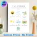 7 Days Of Creation Painting Poster, Gentle Watercolor-style Poster, Clearly Illustrates Genesis Creation Story, Suitable For Church And Home Wall_maomaolike.com