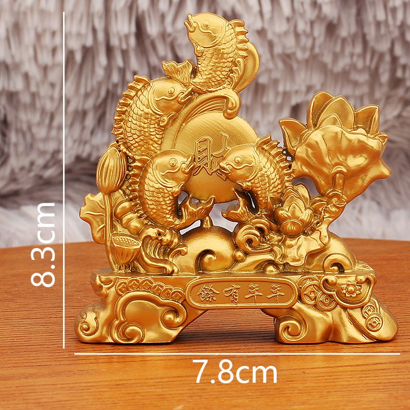 Koi Fish Ornament For Prosperity, Goldfish, Steady Growth, Living Room Entrance Decoration, Housewarming, Opening Gift, Wealth_maomaolike.com
