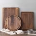 Natural Black Walnut Serving Tray & Cutting Board, Solid Wood Chopping Block With Deep Juice Groove For Food Prep
_maomaolike.com