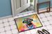 Pug Hippie Dawg Doormat Front Door Mat Indoor Outdoor Rugs For Entryway, Non Slip Washable Low Pile, 24H X 36W_maomaolike.com