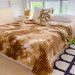 Printed Office Nap Home Thickened Warm Shawl Small Throw Air Conditioning Skin-Friendly Blanket_maomaolike.com