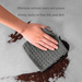 Barista Special Bar Absorbent Coffee Machine Cleaning Cloth With Hanging Rope Waffle Grid Square Towel_maomaolike.com
