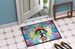 French Bulldog Hippie Dawg Doormat Front Door Mat Indoor Outdoor Rugs For Entryway, Non Slip Washable Low Pile, 24H X 36W_maomaolike.com