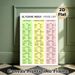 Glycemic Index Food List Painting Poster, Clear Color-coded Categorized Poster, Practical Dietary Guide For Meal Planning, Ideal For Kitchen Or_maomaolike.com